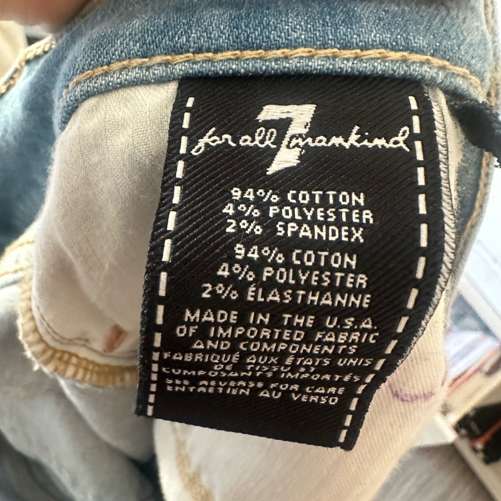 RARE 7 For All Mankind Ombré Jeans - Picture 9 of 10